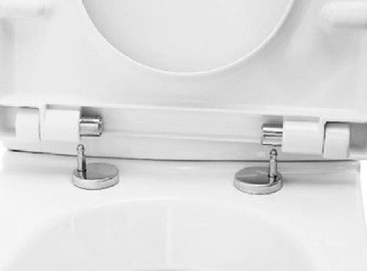 Toiletsæde MKW 5903938515064 Hvid Antibakteriel Duroplast