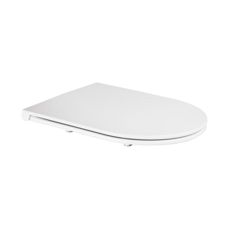 Toiletsæde Holsted SoftClose 44x36 cm Hvid 1 stk.