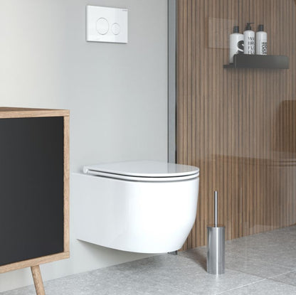 Toiletsæde Holsted SoftClose 44x36 cm Hvid 1 stk.