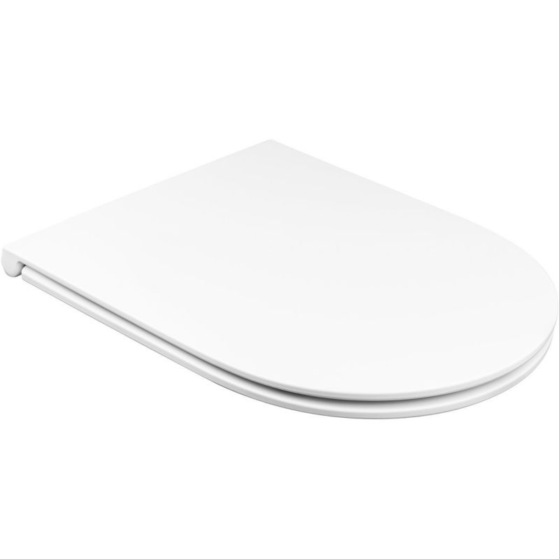 Toiletsæde Slim Hvid SoftClose Click&Clean 1 stk.