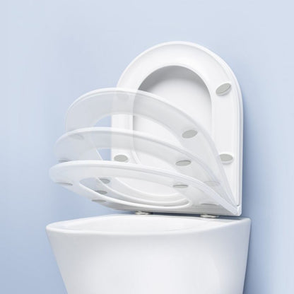 Toiletsæde Oltens Jog Hvid SoftClose Click&Clean