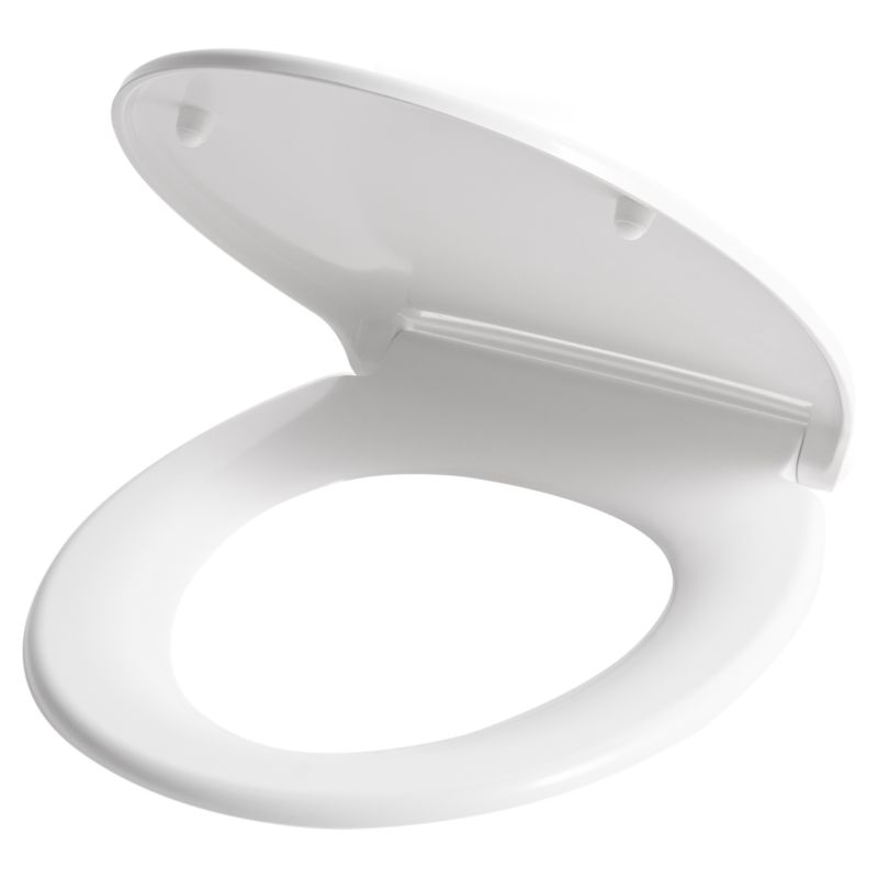 Toiletsæde Papuri Fritfaldende Duroplast Hvid 1 stk.