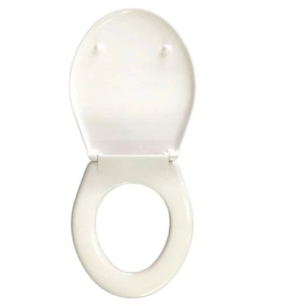 Toiletsæde Duroplast Antibakteriel Hvid 38x32,5 cm