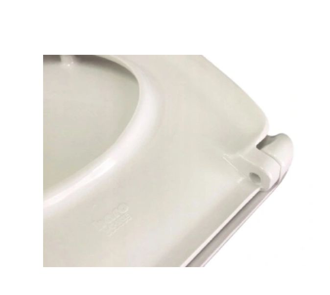 Toiletsæde Duroplast Antibakteriel Hvid 38x32,5 cm