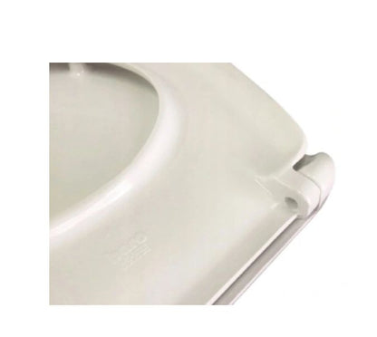 Toiletsæde Duroplast Antibakteriel Hvid 38x32,5 cm