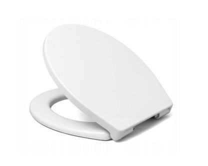 Toiletsæde med Soft Close Hvid Duroplast Antibakteriel 419x370 mm