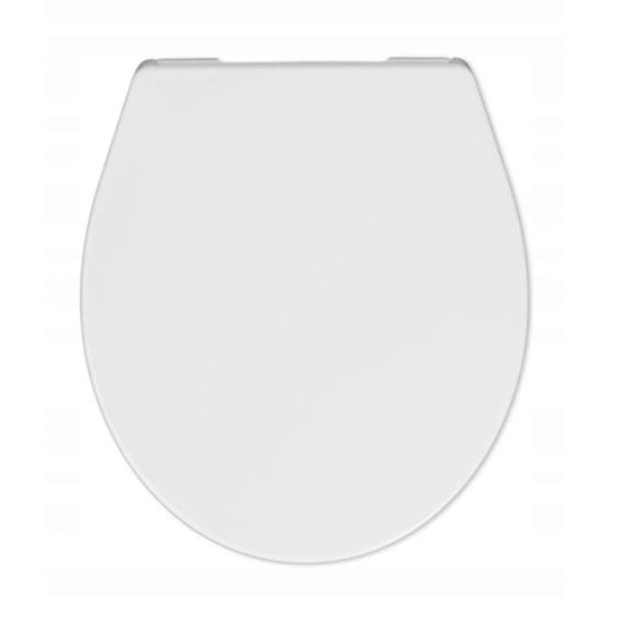 Toiletsæde med Soft Close Hvid Duroplast Antibakteriel 419x370 mm