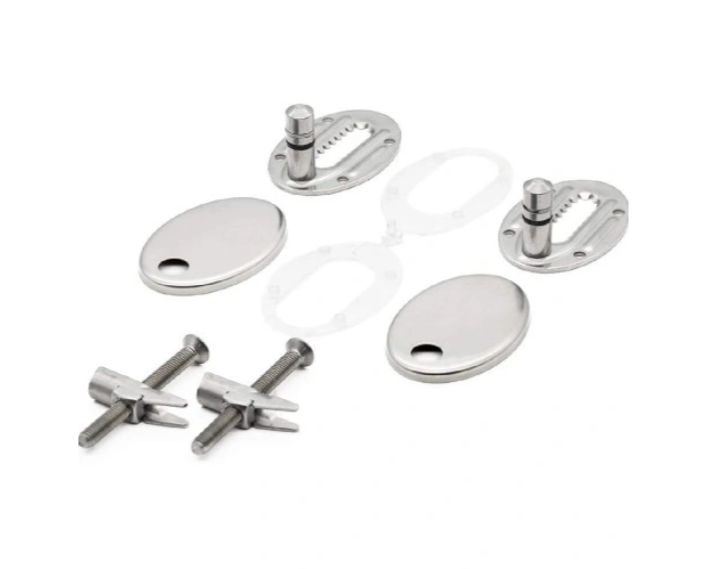Toiletsæde med Soft Close Hvid Duroplast Antibakteriel 419x370 mm