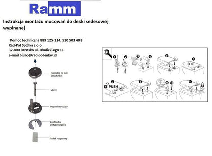 Toiletsæde med Soft Close til Roca Dama Senso Hvid 1 stk. | 5903938513251