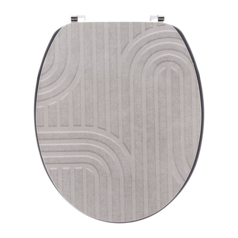 Toiletsæde Riva Beige MDF 37,5x46 cm | 3664323199468