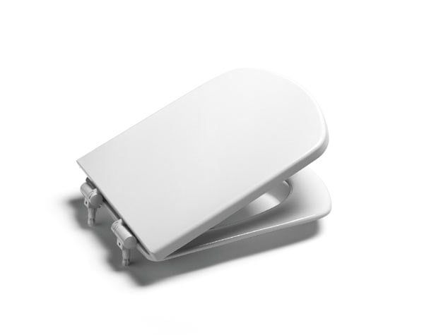 Toiletsæde Roca Dama Fritfaldende Hvid Metal-Plastikhængsler 1 stk.