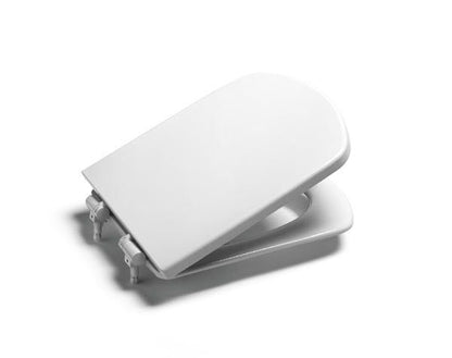 Toiletsæde Roca Dama Fritfaldende Hvid Metal-Plastikhængsler 1 stk.