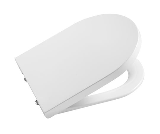 Toiletsæde Oval Hvid Antimikrobiel med Soft Close og Quick Release 1 stk. | 8433290460124