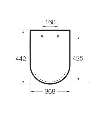 Toiletsæde Oval Hvid Antimikrobiel med Soft Close og Quick Release 1 stk. | 8433290460124