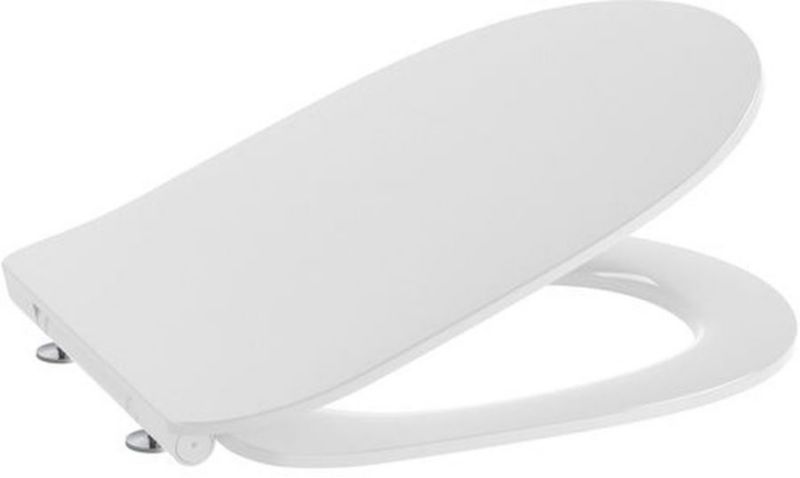 Toiletsæde Meridian Slim Antibakteriel Hvid med Softclose