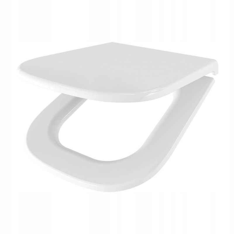 Toiletsæde Standard Hvid Duroplast med Soft Close 44,3 cm
