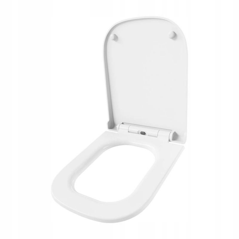 Toiletsæde Standard Hvid Duroplast med Soft Close 44,3 cm