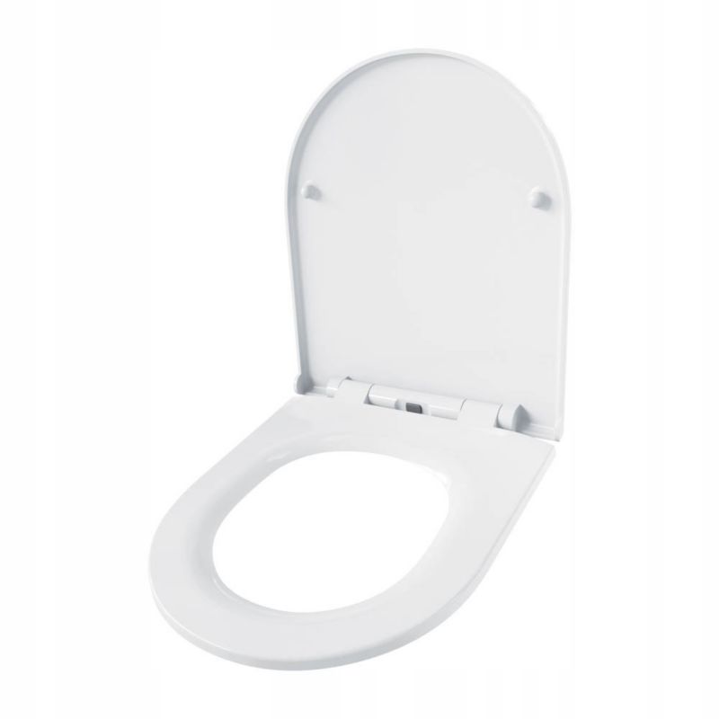 Toiletsæde Universal Hvid 43x36,5 cm Støjdæmpet Antibakteriel