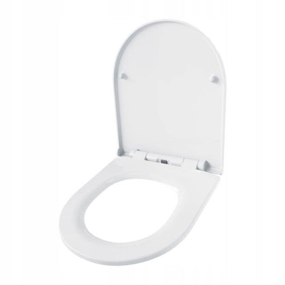 Toiletsæde Universal Hvid 43x36,5 cm Støjdæmpet Antibakteriel