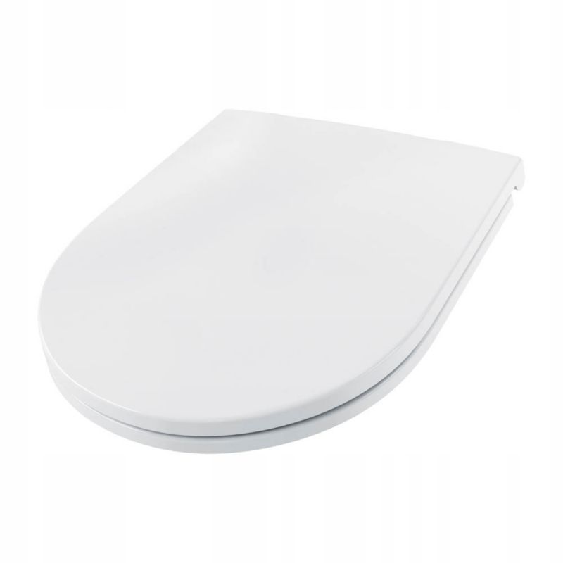 Toiletsæde Universal Hvid 43x36,5 cm Støjdæmpet Antibakteriel