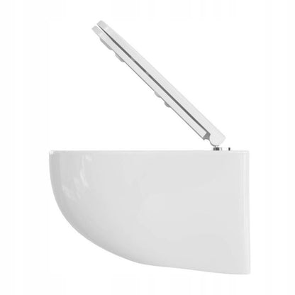 Toiletsæde Universal Hvid 43x36,5 cm Støjdæmpet Antibakteriel