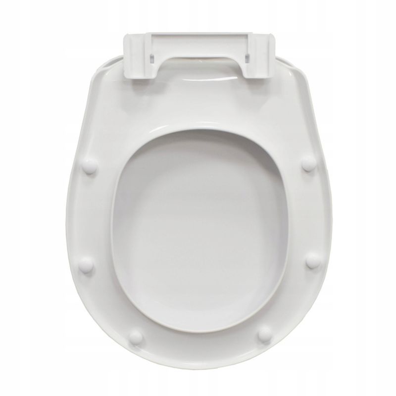 Toiletsæde Standard Polypropylen Hvid 45,7 x 36,2 cm 1 stk.