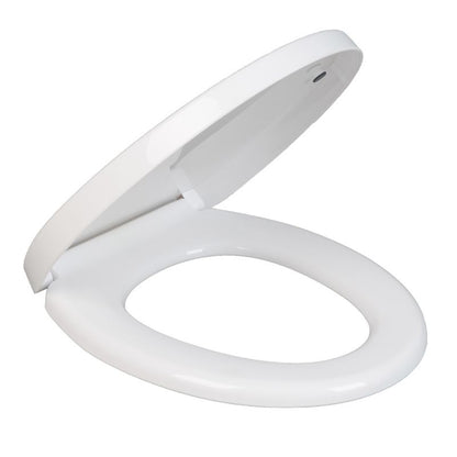 Toiletsæde Standard Hvid med Soft Close EasyClean 47x37 cm