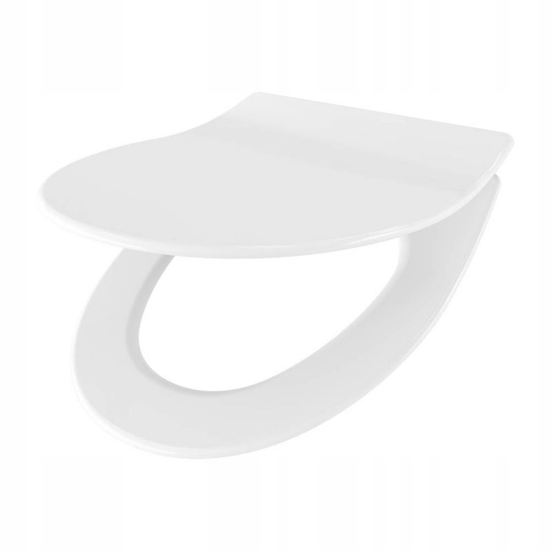 Toiletsæde Sepio 304 Duroplast Slim Hvid Soft-close