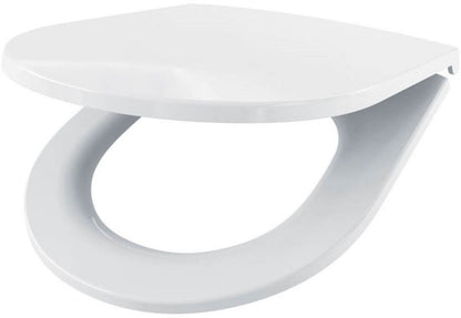 Toiletsæde Slim Hvid Duroplast 43x36,5 cm 1 stk.