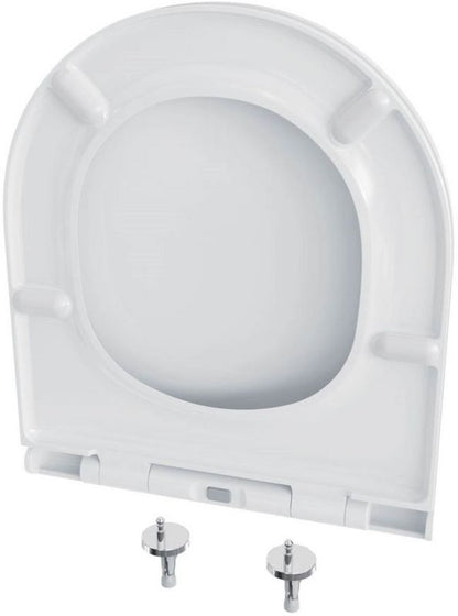 Toiletsæde Slim Hvid Duroplast 43x36,5 cm 1 stk.
