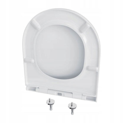 Toiletsæde Slim Hvid Duroplast 43x36,5 cm 1 stk.
