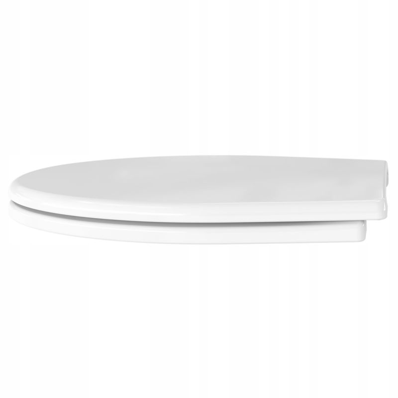 Toiletsæde Oval Polypropylen Hvid 43 x 35 cm