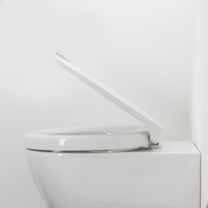 Toiletsæde Comfort Care Hvid Antibakteriel Duroplast 1 stk.