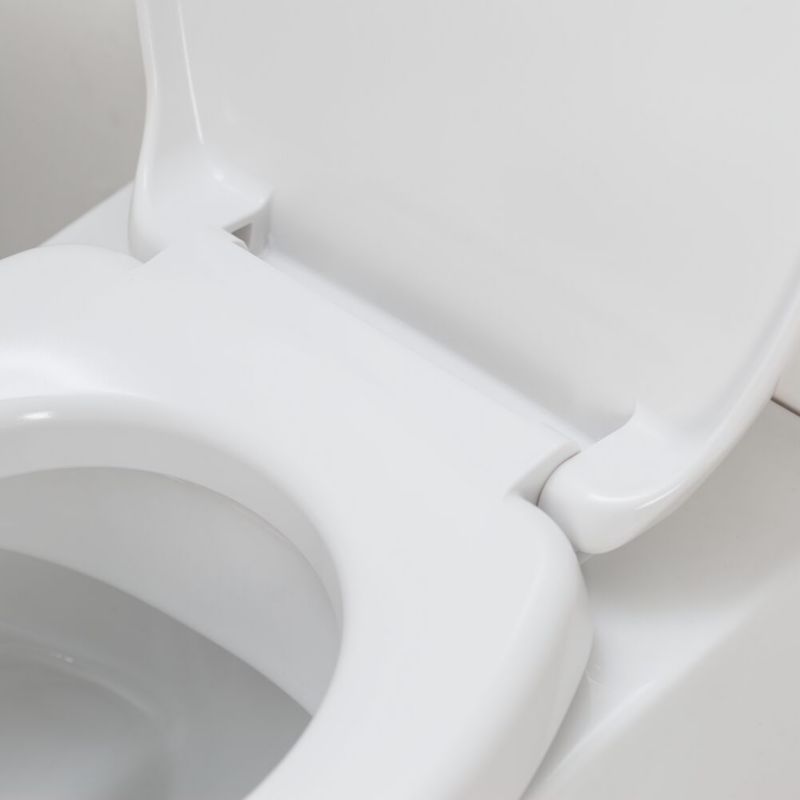 Toiletsæde Comfort Care Hvid Antibakteriel Duroplast 1 stk.