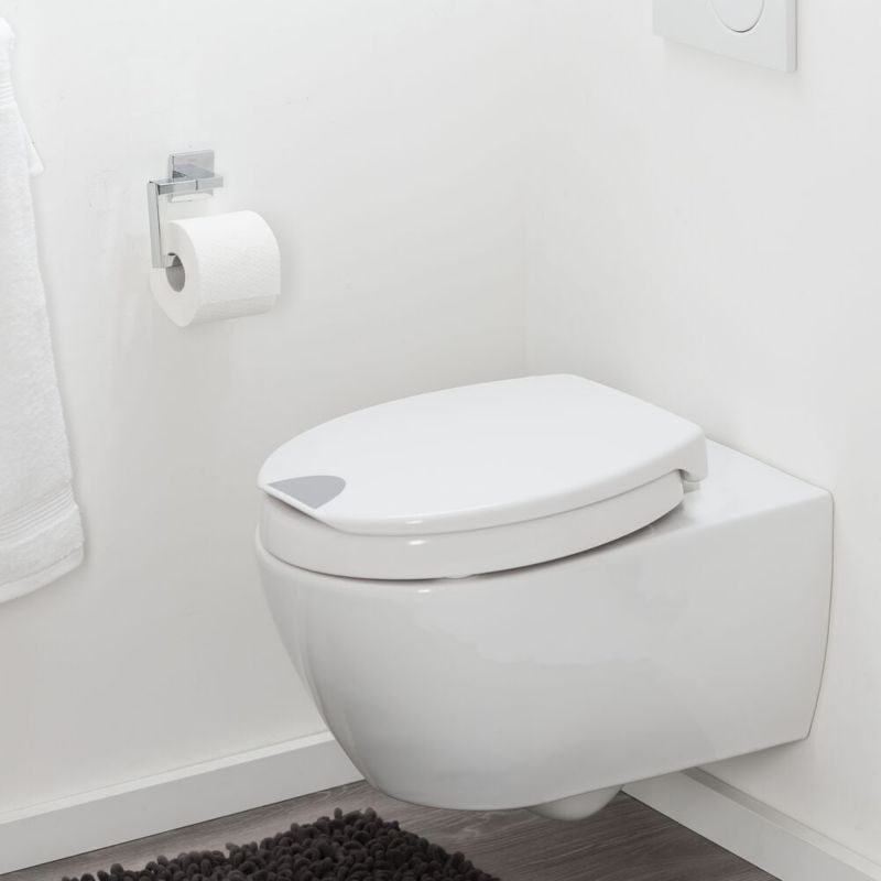 Toiletsæde Comfort Care Hvid Antibakteriel Duroplast 1 stk.