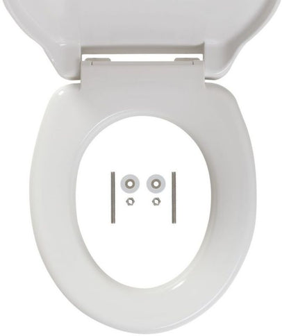 Toiletsæde Comfort Care Hvid Antibakteriel Duroplast 1 stk.