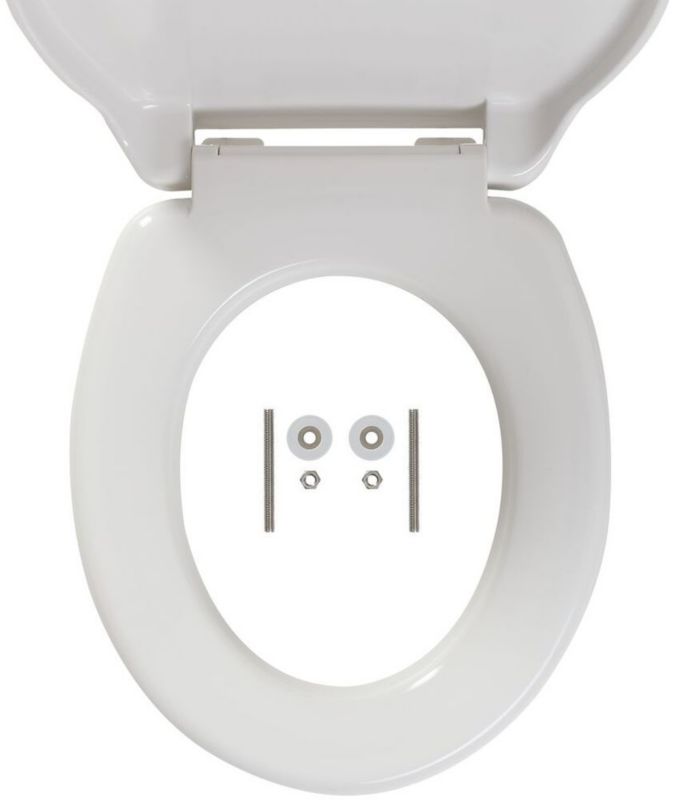 Toiletsæde Comfort Care Hvid Antibakteriel Duroplast 1 stk.