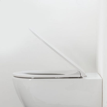 Toiletsæde Elvas Hvid Antibakteriel UV-bestandig 44,9 x 36,6 cm