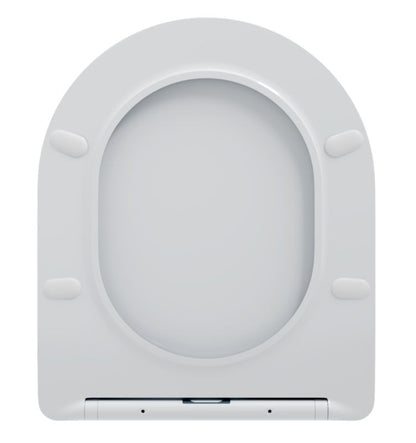 Toiletsæde i Polypropylen Slim Softclose Aftagelig Hvid Sopra 1 stk.