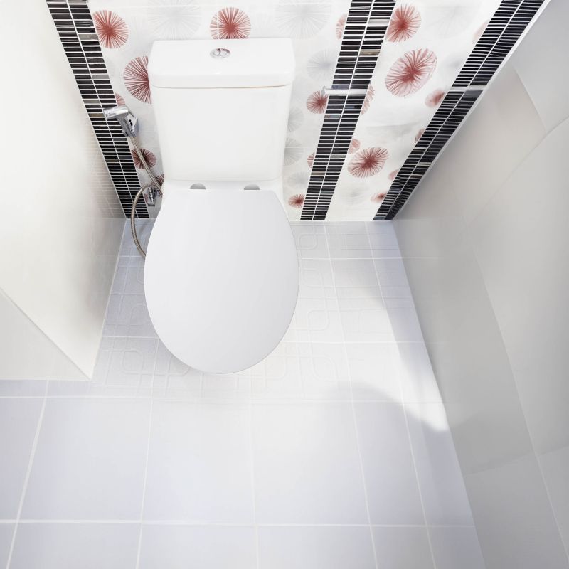 Toiletsæde Hvidt Duroplast Universal Softclose 45x37 cm