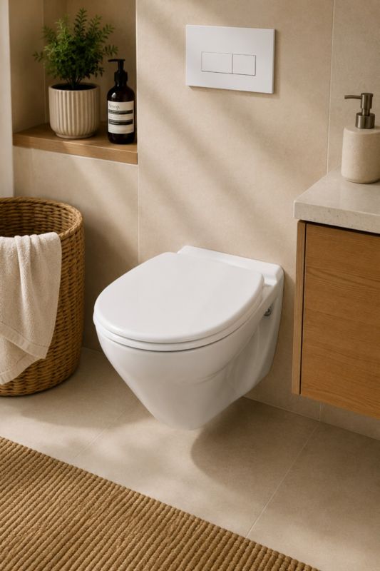 Toiletsæde Universal Duroplast Hvid Soft Close Aftagelig 37,3x46,5 cm
