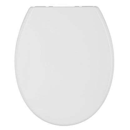 Toiletsæde Universal Duroplast Hvid Soft Close Aftagelig 37,3x46,5 cm