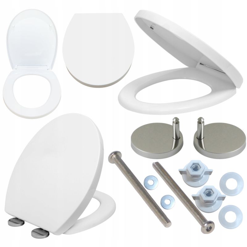 Uniwersal WC-Sæde Polypropylen Hvid 44 cm 5901811581847