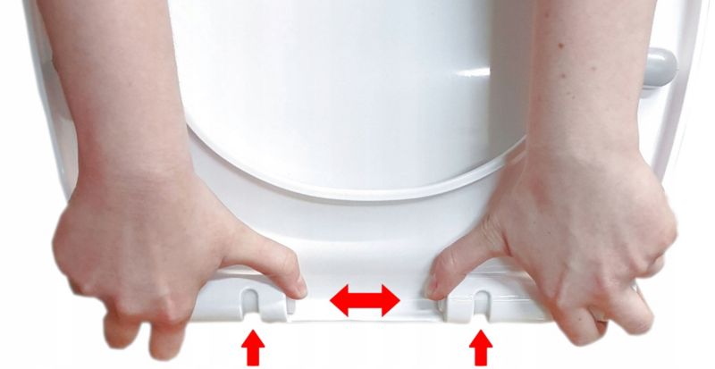 Uniwersal WC-Sæde Polypropylen Hvid 44 cm 5901811581847