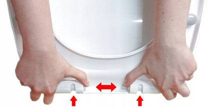 Uniwersal WC-Sæde Polypropylen Hvid 44 cm 5901811581847