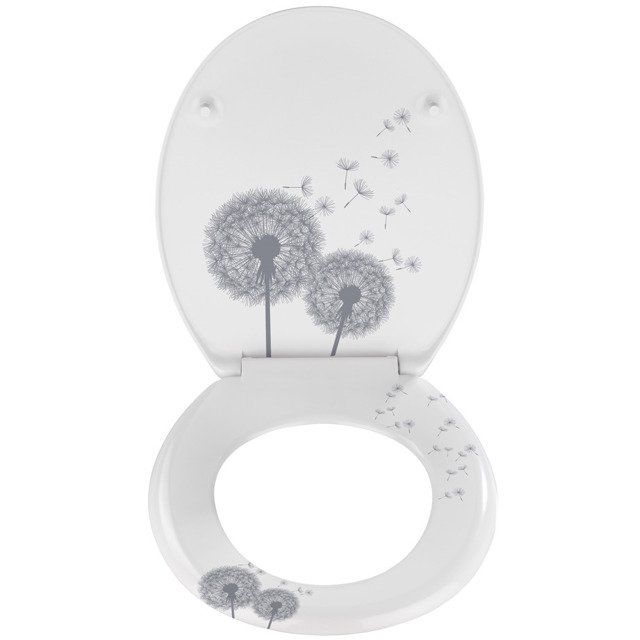 Toiletsæde Astera Hvid Duroplast Universal Soft Close 45,5 cm