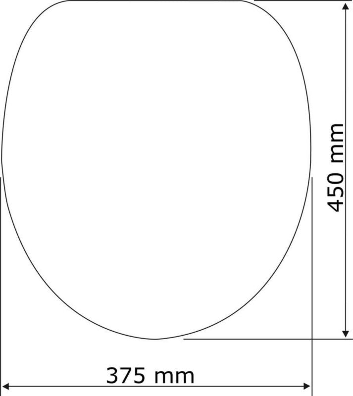 Toiletsæde Astera Hvid Duroplast Universal Soft Close 45,5 cm