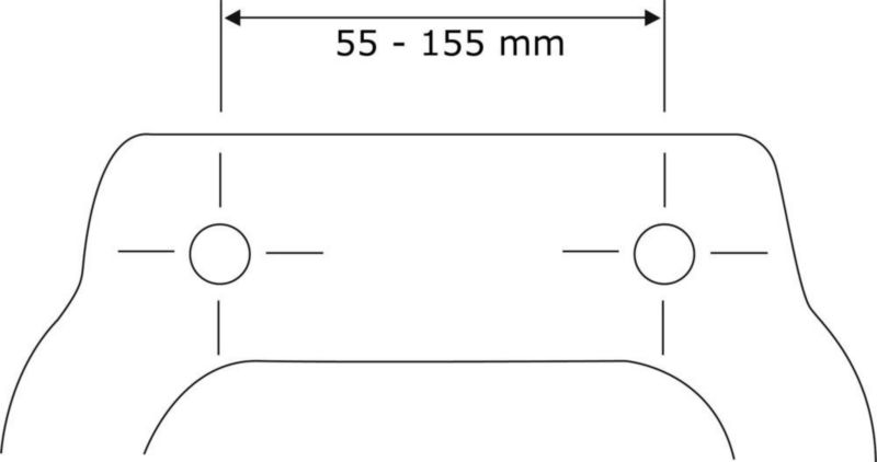 Toiletsæde Astera Hvid Duroplast Universal Soft Close 45,5 cm