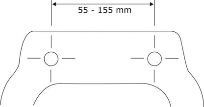 Toiletsæde Astera Hvid Duroplast Universal Soft Close 45,5 cm