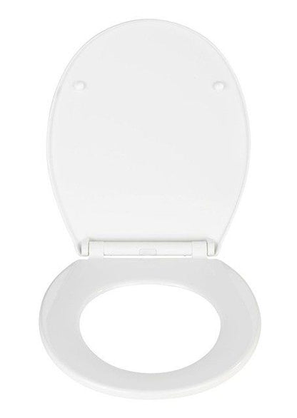 Toiletsæde Universal Hvid Thermoplast Easy-Close 42-44 cm
